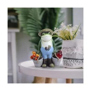 Decoración de jardín de ranas estatua de jardín para_3