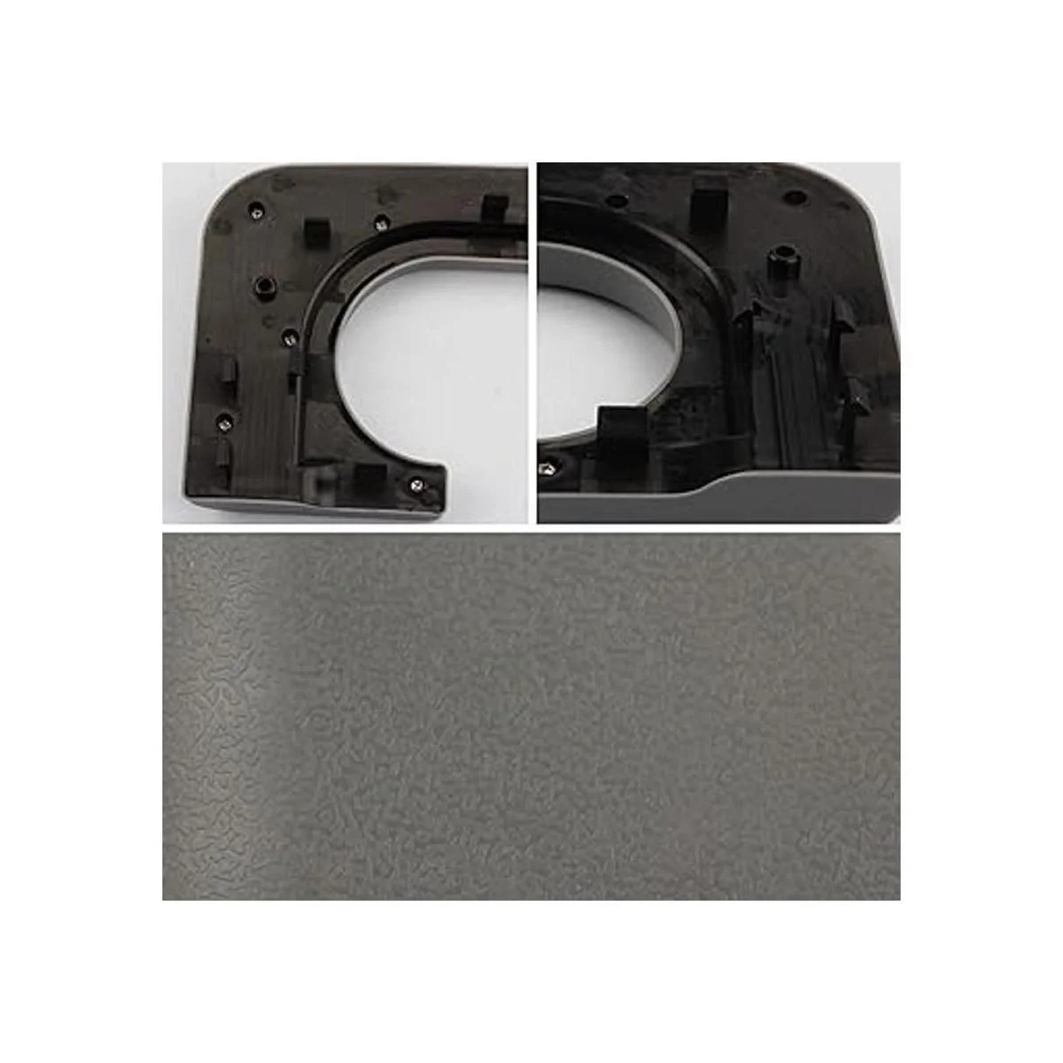 Dasbecan Soporte de taza de consola central trasera gris_3