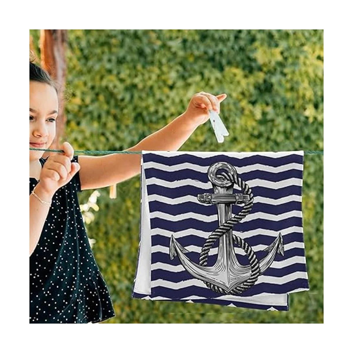 Anchor Toalla de mano para baño 2 unidades absorbentes_5