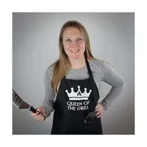 Delantal de la reina de la parrilla divertido delantal_2