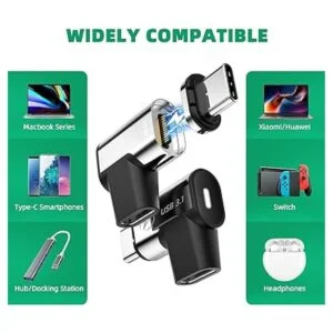 Adaptador magnético USB C paquete de 2 adaptador_5