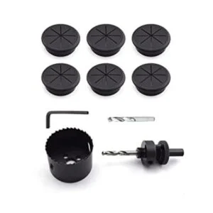 Kit de cubierta de agujero para escritorio y sierra de_1
