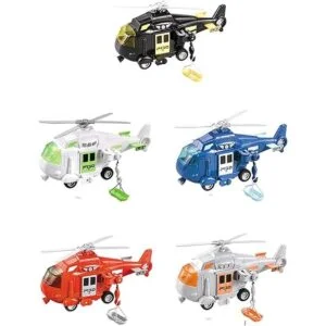 OMGTOY Helicóptero militar avión de la fuerza aérea con_4