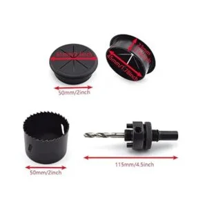 Kit de cubierta de agujero para escritorio y sierra de_4