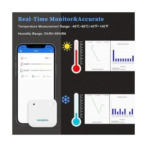 Inkbird Termómetro inalámbrico monitor de humedad y_5