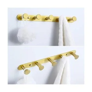 Toallero dorado cepillado ángulo simple SUS304 de acero_6