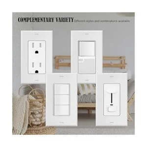 Paquete de 20 placas de pared decorativas de 1 banda para_4