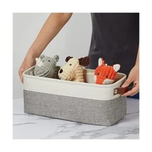 DULLEMELO Cestas de almacenamiento pequeñas de 15 x 6 x_7