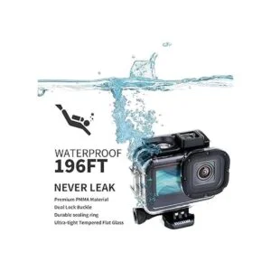 YALLSAME Carcasa impermeable de buceo para cámara de_2