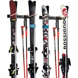 Estante de pared para esquí o snowboard soporte de pared_1