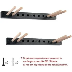 Estante de pared para esquí o snowboard soporte de pared_5