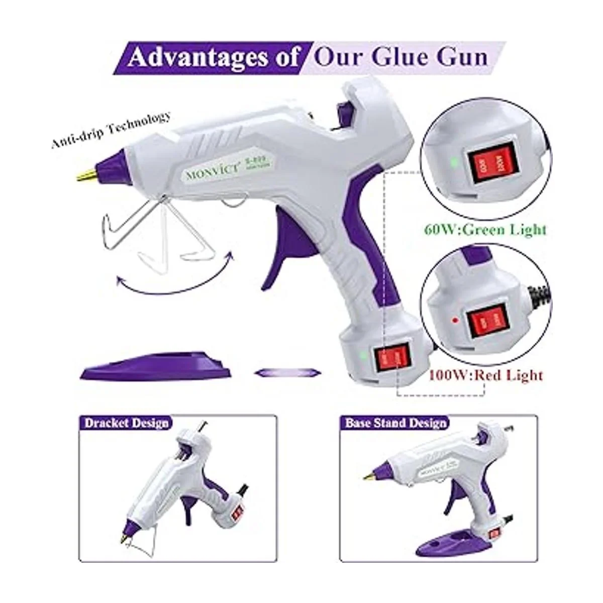 Pistola de pegamento caliente de pegamento de_4