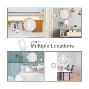 Paquete de 20 placas de pared decorativas de 1 banda para_5
