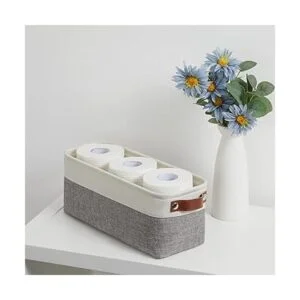 DULLEMELO Cestas de almacenamiento pequeñas de 15 x 6 x_5