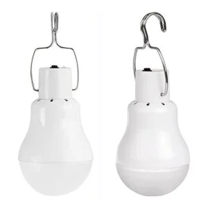 FLRONGSUN Bombilla solar portátil de 350 lúmenes luz de_4