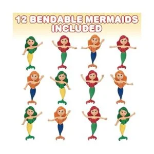 ArtCreativity Figuras de sirena flexibles juego de 12_2