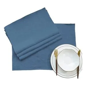 Amazhiyu Manteles individuales 100 lino de tela rústica_1