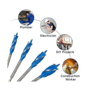 SOMADA Juego de brocas para madera 4 piezas 12 58_3