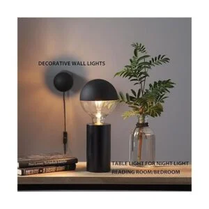 Bombillas de globo G25G80 medio negro E26 regulable_2