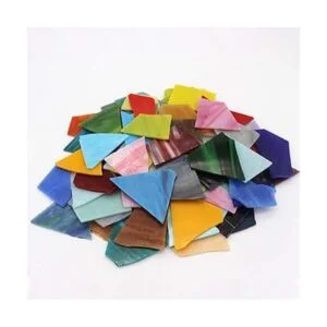 LITMIND Restos de vitrales azulejos de mosaico para_6