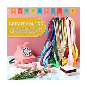 50 palitos de cinta para bodas serpentinas cromáticas_3