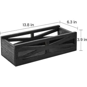Caja de madera para decoración de baño caja rústica para_5