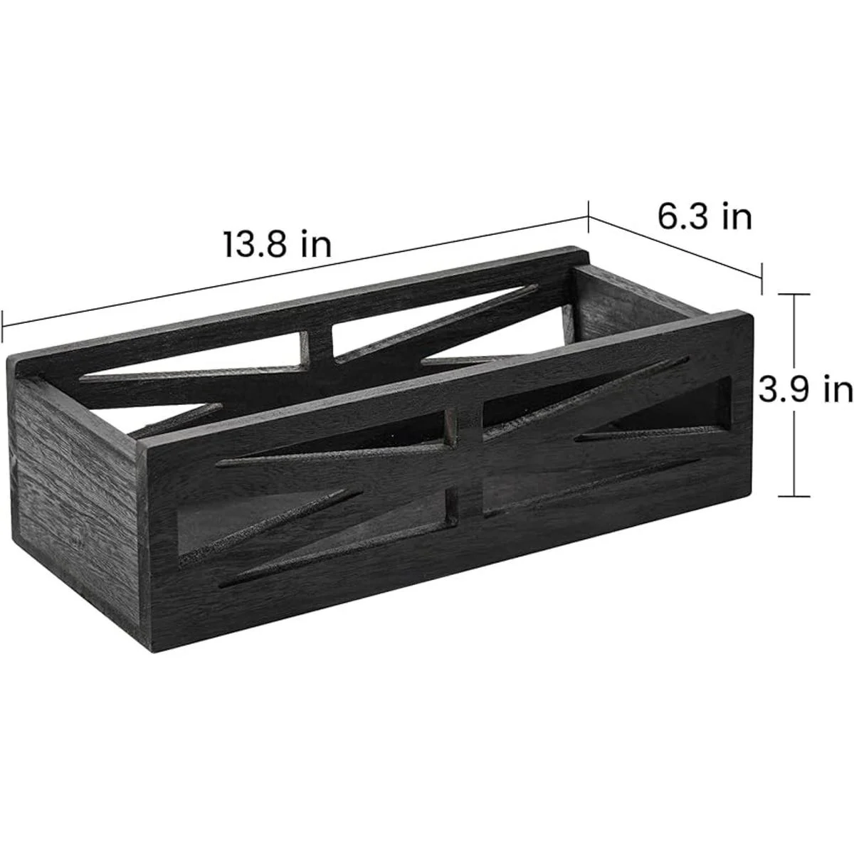 Caja de madera para decoración de baño caja rústica para_5