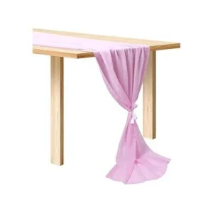 YUUXII Camino de mesa de gasa de 11.5 ft 2 unidades_2