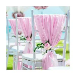 YUUXII Camino de mesa de gasa de 11.5 ft 2 unidades_5