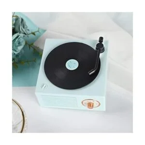 Altavoz de vinilo clásico de estilo antiguo con Bluetooth_2