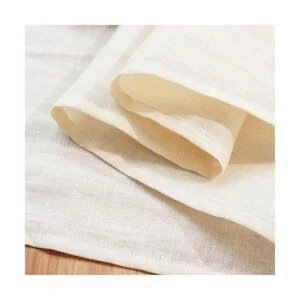 Amazhiyu Manteles individuales 100 lino de tela rústica_4