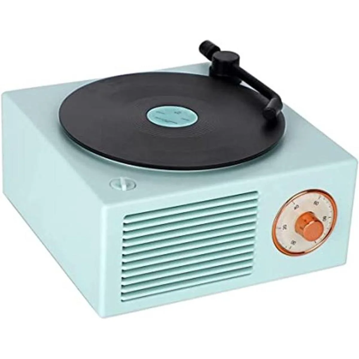 Altavoz de vinilo clásico de estilo antiguo con Bluetooth_1