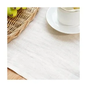 Amazhiyu Manteles individuales 100 lino de tela rústica_3