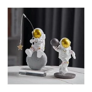 Estatua de astronauta figura de estrella de pesca de_5