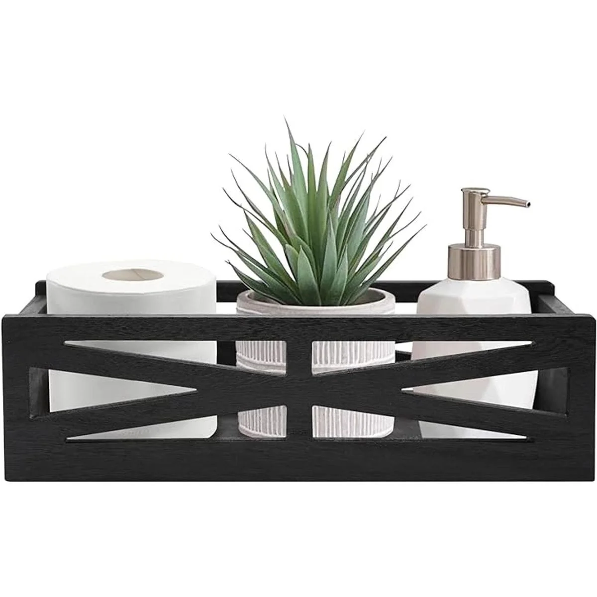 Caja de madera para decoración de baño caja rústica para_7