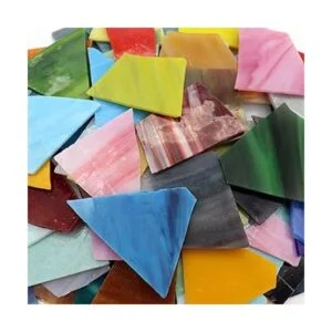 LITMIND Restos de vitrales azulejos de mosaico para_4