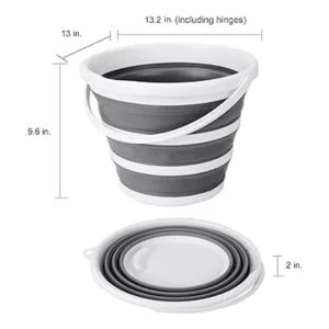 Eurow Cubo plegable para interiores y exteriores de 10_6