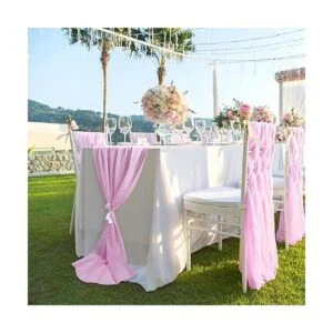 YUUXII Camino de mesa de gasa de 11.5 ft 2 unidades_7