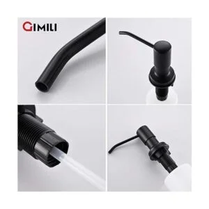 GIMILI Dispensador de jabón para fregadero de cocina o_5