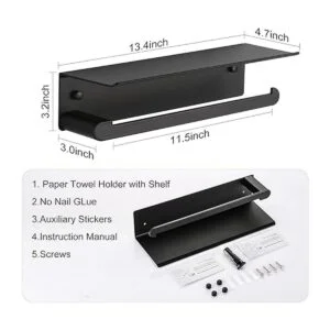 DUFU Soporte de toalla de papel para cocina soporte de_5