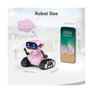 ALLCELE Robot de juguete a control remoto recargable_6