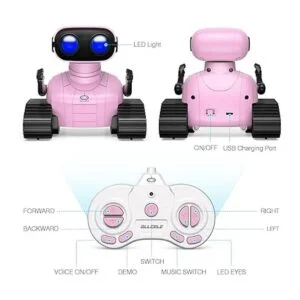 ALLCELE Robot de juguete a control remoto recargable_5