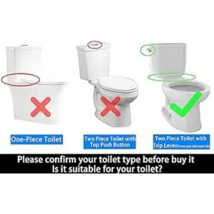 Kit de reparación de inodoro de 3 pulgadas con junta y_3