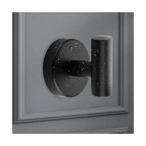 Ravinte Ganchos para toallas de baño 4 ganchos negros_4