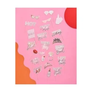 xo Fetti Accesorios para cabina de fotos de despedida de_2