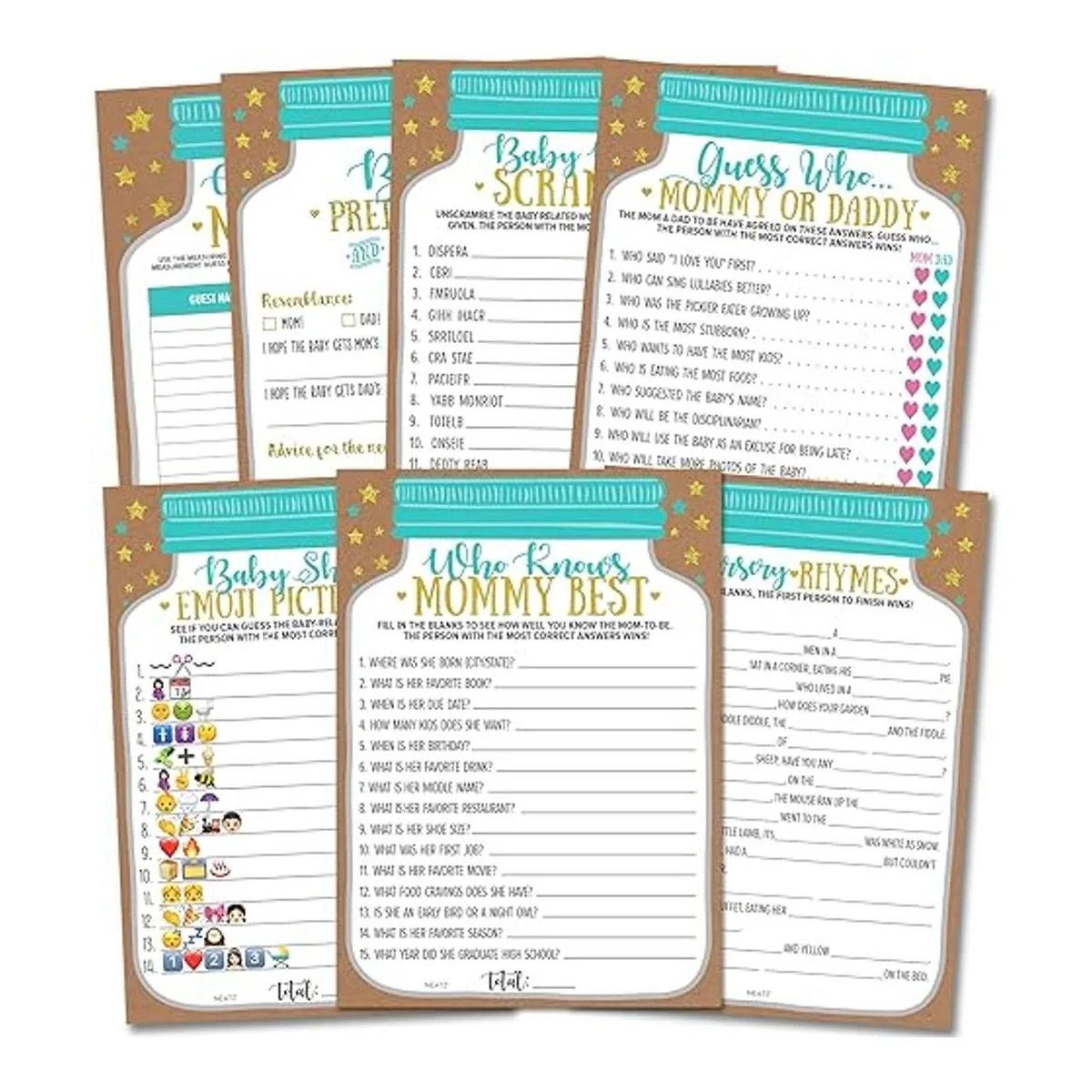 Neatz Juegos de baby shower juegos de revelación de_5