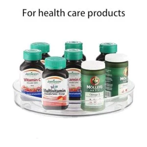 URALFA Lazy Susan Paquete de 2 organizadores de gabinete_5