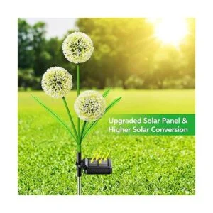 BONLION Luces solares para decoración de jardín al aire_6