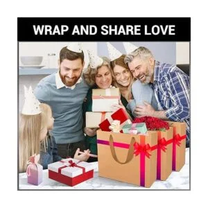 EUSOAR Bolsas de papel grandes para regalo 12 bolsas de_6