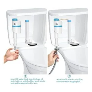 SAMODRA Válvula de llenado silenciosa de inodoro ajustable_5